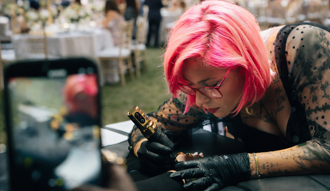 Tattoo Bar para bodas y eventos de Equilátera Tattoo Studio